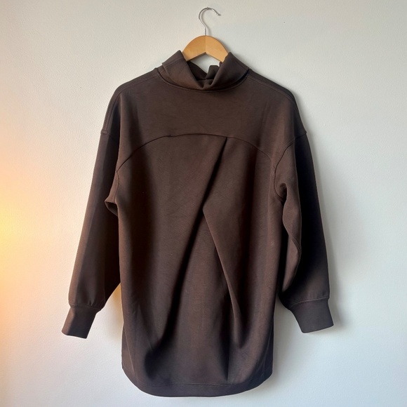 Lululemon Modal-Blend Turtleneck Tunic-Espresso size 6 - Picture 2 of 10